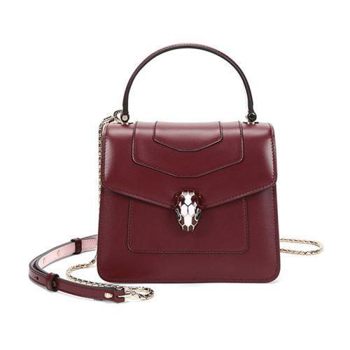 BVLGARI/宝格丽 女士SERPENTI FOREVER系列牛皮蛇头扣手提单肩斜挎包 288891 商品图0