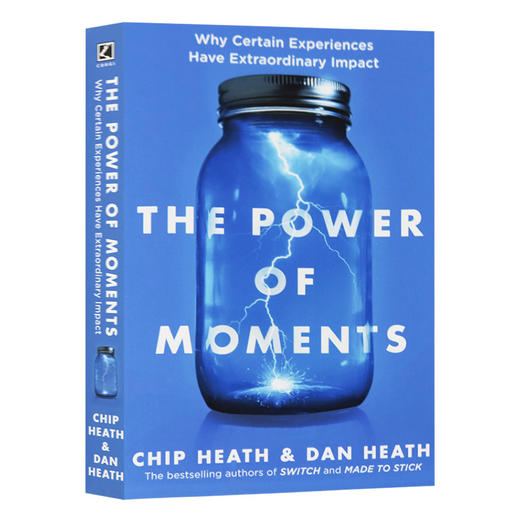 瞬间的力量 英文原版 The Power of Moments 让创意更有黏性作者新书 英文版原版书籍 正版进口英语书 Chip Heath 商品图0
