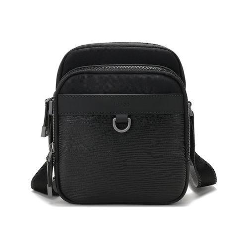 HUGO BOSS/雨果博斯 男士多元安纤维(再生)/牛皮单肩斜挎包 50454237 商品图0