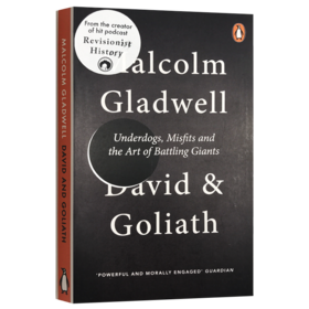 逆转 英文原版 David and Goliath 弱者如何找到优势 反败为胜 异类作者 格拉德威尔 英文版进口英语自我管理成功励志书