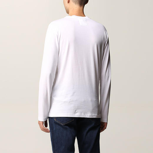 EMPORIO ARMANI 阿玛尼 男士圆领长袖T恤 白色 8N1TN8 1JPZZ 0147 商品图1