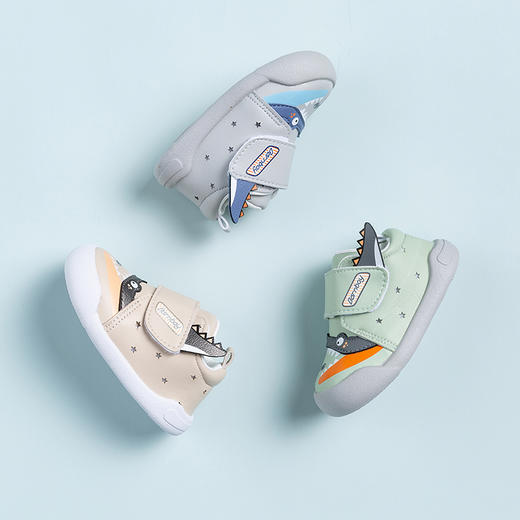 贝贝怡宝宝春秋款鞋婴儿防滑软底学步鞋0-1-2岁3幼童鞋子防撞 商品图2