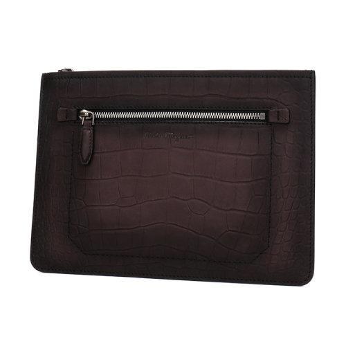 【现货秒发】SalvatoreFerragamo/菲拉格慕男士FIRENZEANIM系列牛皮手拿包240992 商品图1