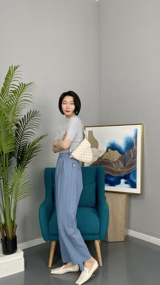  臣禾 小众百搭显瘦九分裤S211060222 商品图4