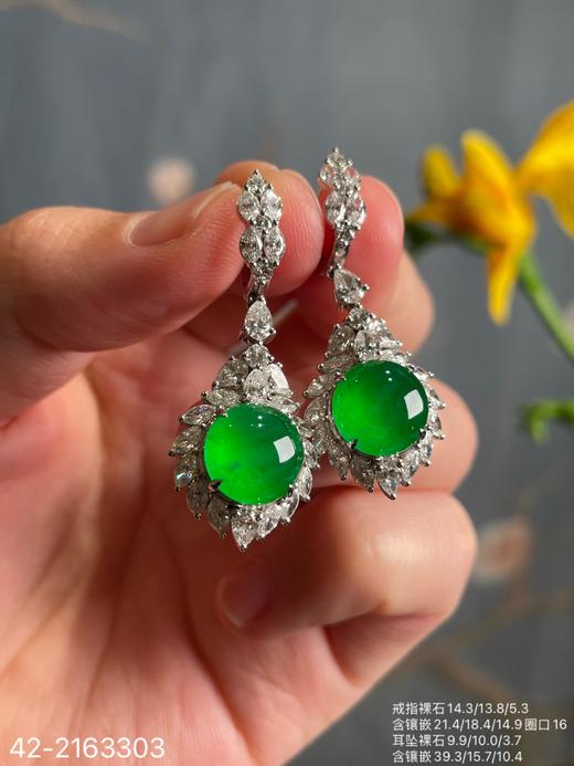 42-2163303，艳绿蛋面套装。具体价格微信咨询 商品图6