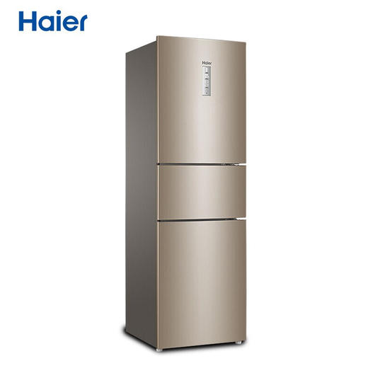 【下单前咨询地址库存】海尔 223升变频风冷无霜三门小冰箱 一级能效 干湿分储中门全温区变温DEO净味系统 商品图0