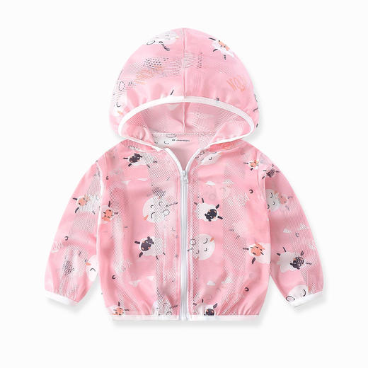 【儿童轻薄连帽防晒衣】夏季男女宝宝防晒衣防紫外线外套防蚊叮咬印花风格设计 商品图1