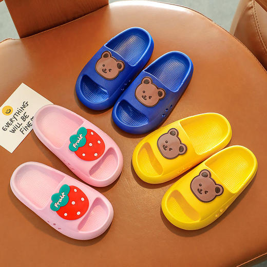 亲子拖鞋儿童拖鞋夏季男童女童亲子款防滑软底家居耐磨洗澡浴室静音拖鞋国庆清明出游七夕情人节 商品图6