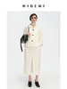HIDEMI 褶皱风格白色极简轻西装套装 西装式上衣/半身裙 商品缩略图0