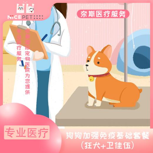 狗狗年度加强免疫卫佳伍套餐 商品图0