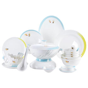 陶园梦鱼乐图10人用54头餐具