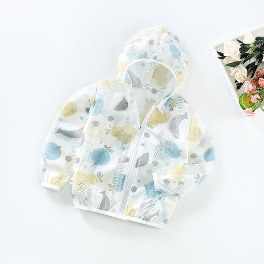 【防蚊防晒 轻薄会呼吸】儿童防晒衣夏季男女中大童沙滩皮肤衣宝宝透气连帽薄外套 商品图11