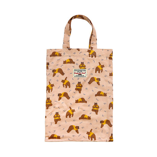 HUJI祤集Ditsy手提袋插画熊熊 商品图0