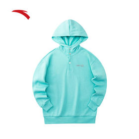 【L断码】安踏舞蹈运动卫衣女服夏季新款连帽套头衫百搭上衣162217770【库存有限，如无货将做退款，介意慎拍！】