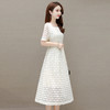 YWE SC111小香风蕾丝连衣裙气质优雅A字裙 商品缩略图4