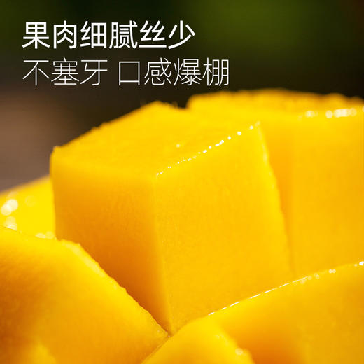 「一口爆汁」海南贵妃芒 净重3斤-9斤装 新鲜多汁 皮薄肉厚 核薄如卡 果香浓郁 口感清甜细腻 商品图6