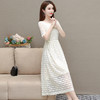 YWE SC111小香风蕾丝连衣裙气质优雅A字裙 商品缩略图3