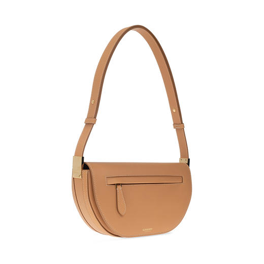 BURBERRY 博柏利 Olympia – 小号皮革埃伦匹亚包 女士单肩包 卡其色 8043096 A8197 商品图1