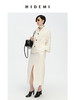 HIDEMI 褶皱风格白色极简轻西装套装 西装式上衣/半身裙 商品缩略图2