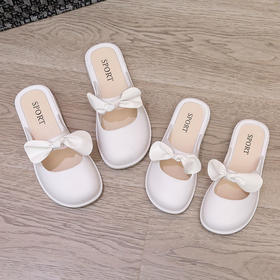 亲子拖鞋儿童拖鞋女外穿时尚网红软底防滑10到13岁洛丽塔包头拖鞋凉鞋亲子国庆清明出游