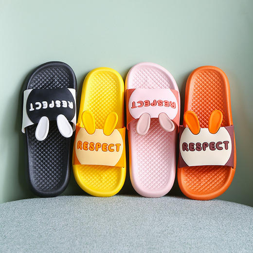 2022新款儿童拖鞋夏女童家居用可爱软底室内中大童亲子凉拖鞋男童国庆清明出游 商品图2