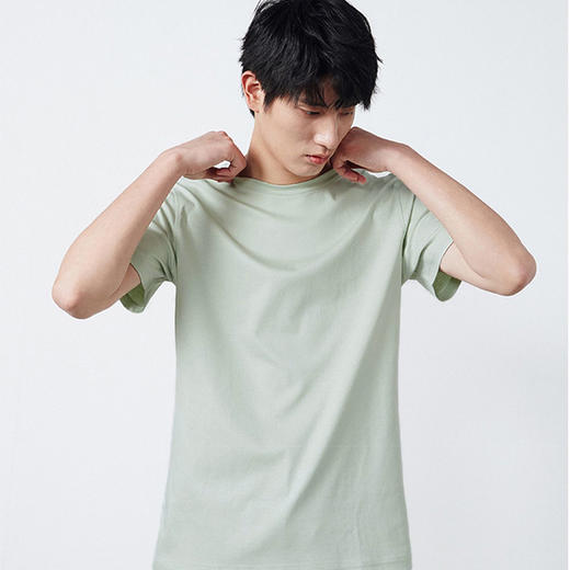 【清凉透气、吸湿排汗】皇室宾度男士免烫桑蚕丝T恤 商品图1