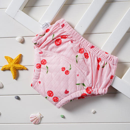 【2条装】新生儿宝宝尿布裤婴幼儿训练裤防水可洗戒尿裤防侧漏透气纯棉！ 商品图1