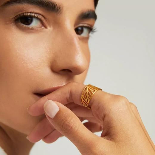 北京仓｜DEAN DAVIDSON-Foliole-叶子 开口 戒指［加拿大设计师］ 商品图0