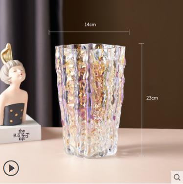 欧式简约现代创意冰冻玻璃花瓶--21冰冻 商品图5