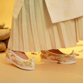 【凤衔明珠】汉服女鞋原创古风绣花千层底鞋翘头履多色可选