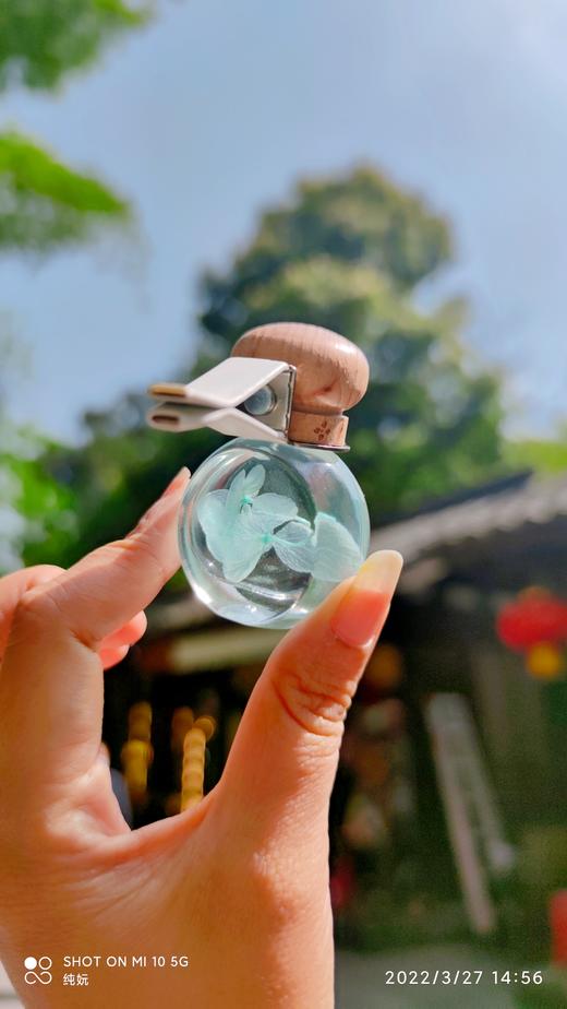 车载香水车夹/球形香水1个/2个装10ml/个，植物精油纯手工调制 商品图3
