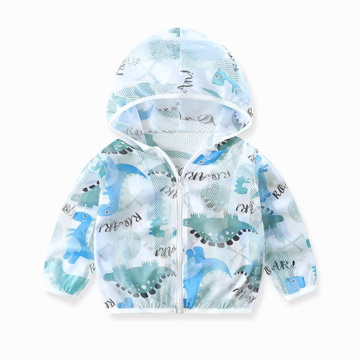 【儿童轻薄连帽防晒衣】夏季男女宝宝防晒衣防紫外线外套防蚊叮咬印花风格设计 商品图10