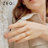 ZENGLIU日系轻奢罗马数字食指戒指女ins潮人网红时尚个性小众对戒 商品缩略图5