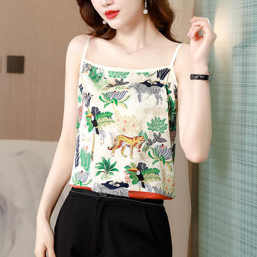 KQL dydd8532复古民族风小吊带印花 商品图0