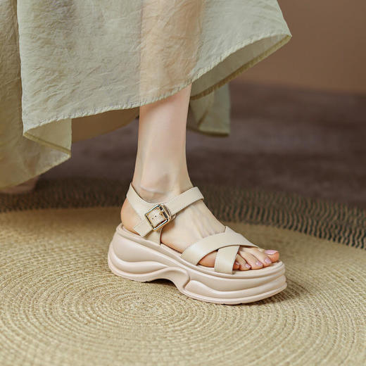 时尚百搭，罗马休闲凉鞋 TBLR-F593 商品图2