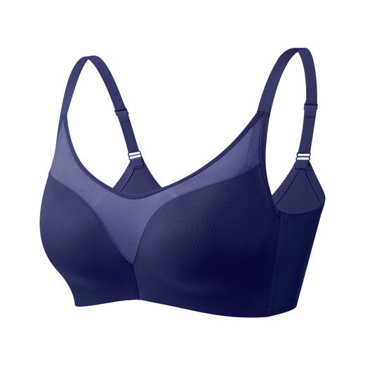 爱帝女士文胸软心杯网纱无痕无钢圈内衣 商品图2