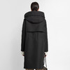 BURBERRY 巴宝莉 女士连帽派克长款大衣 黑色 8048814 A1189 商品缩略图2