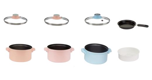 【配件】 DL-3452  三明治早餐机煮锅组件 / 玻璃盖 / 煎盘 / 蒸格配件 商品图0