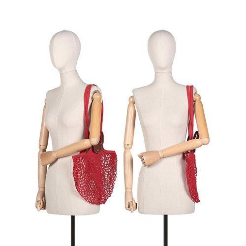 Longchamp/珑骧 2021款 女士LE PLIAGE FILET系列织物手提单肩包购物网袋 10121 HVH 商品图4