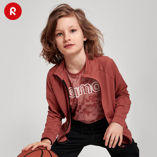 reima男孩儿童大童短裤新款休闲舒适字母运动纯色抽绳裤子 商品图2