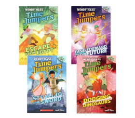 AR 3.8 Time Jumpers 时光穿越者4册  Scholastic Branches 学乐大树系列儿童桥梁章节书