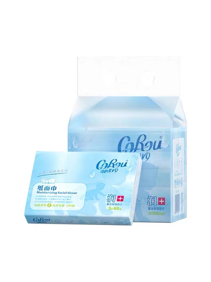 可心柔婴儿保湿柔纸巾 60抽5包便携装