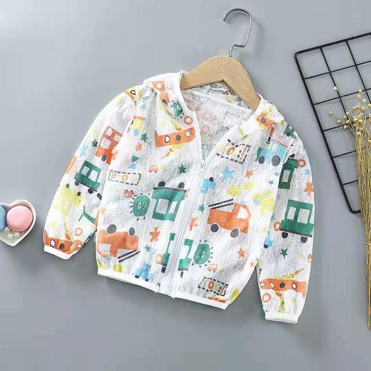 【防蚊防晒 轻薄会呼吸】儿童防晒衣夏季男女中大童沙滩皮肤衣宝宝透气连帽薄外套 商品图2