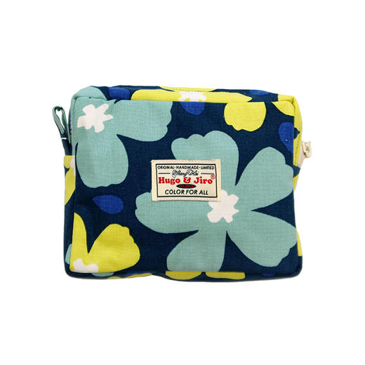 HUJI祤集Motley收纳包插画可爱大花朵 商品图0