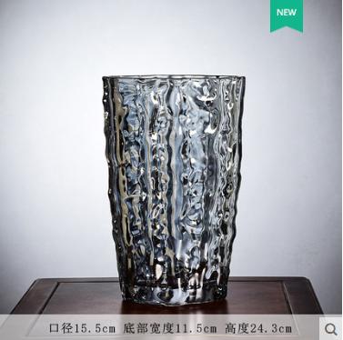 欧式简约现代创意冰冻玻璃花瓶--21冰冻 商品图4