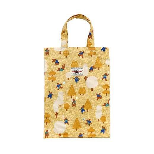 HUJI祤集Ditsy手提袋插画熊熊 商品图1