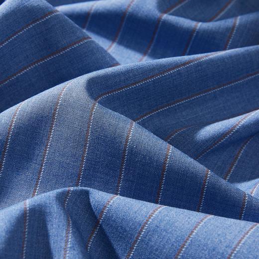 【定制刺绣】罗蒙莫代尔长袖衬衫男时尚条纹商务通勤百搭男衬衣 商品图10