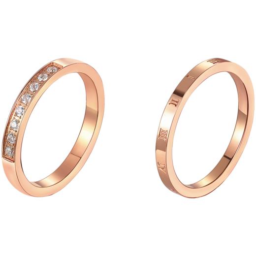 ZENGLIU日系轻奢罗马数字食指戒指女ins潮人网红时尚个性小众对戒 商品图6