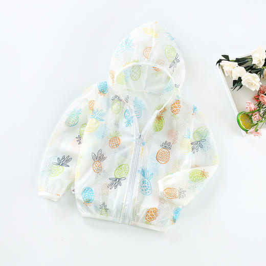 【防蚊防晒 轻薄会呼吸】儿童防晒衣夏季男女中大童沙滩皮肤衣宝宝透气连帽薄外套 商品图10