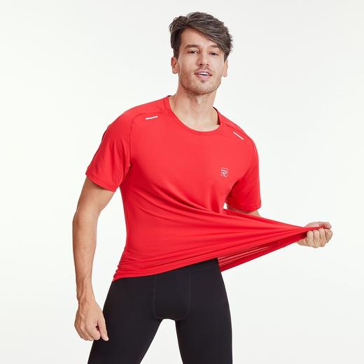 科里芙 运动短袖男圆领修身透气跑步速干运动T恤健身上衣 商品图3